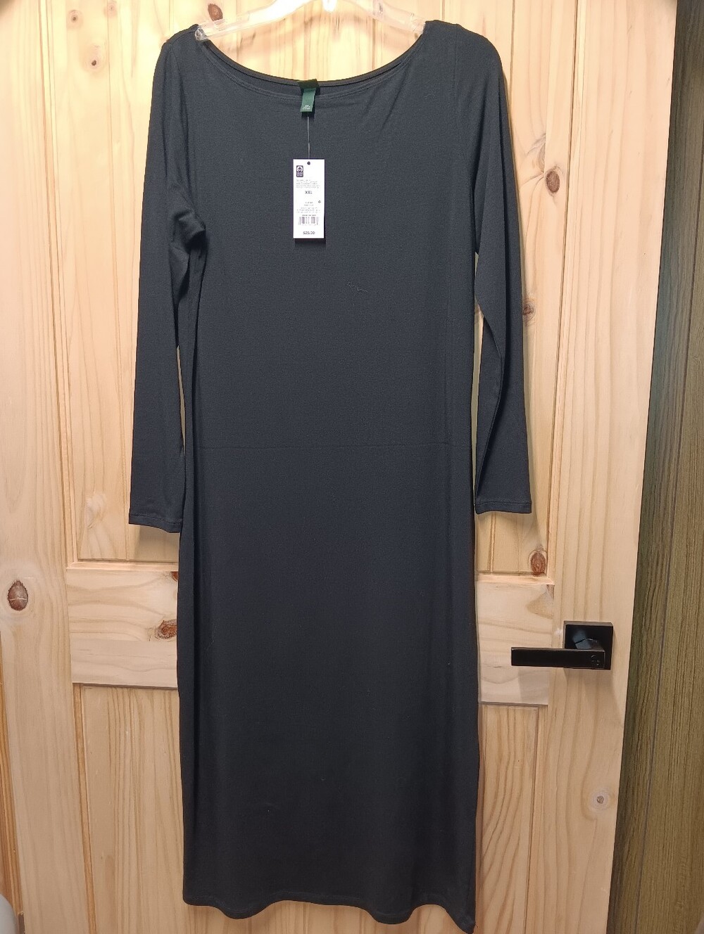 Wild Fable Women’s Black Long Sleeve Maxi Dress NWT